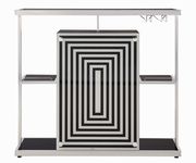 Contemporary glossy black bar unit by Coaster additional picture 2