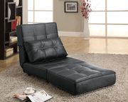 Chaise/sofa bed in dark brown by Coaster additional picture 2