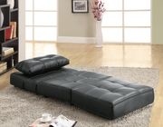 Chaise/sofa bed in dark brown by Coaster additional picture 4