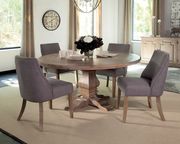 Round solid wood formal dining table by Coaster additional picture 4