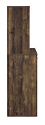 Rustic oak herringbone finish 2-door wine cabinet by Coaster additional picture 6