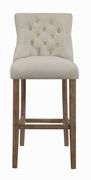 Bar stool w/ tufted back by Coaster additional picture 3