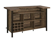 Rustic front bar unit finished in a rustic oak additional photo 3 of 3