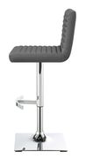 Adjustable bar stool in gray leatherette by Coaster additional picture 6