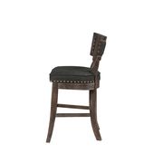 Rustic black counter-height dining chair by Coaster additional picture 3