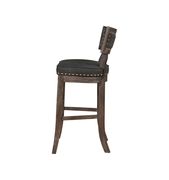 Rustic black bar-height dining chair by Coaster additional picture 3