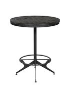 Round bar table in wire brushed black by Coaster additional picture 3