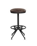 Round bar table in wire brushed black by Coaster additional picture 4