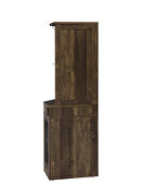 Rustic style corner bar cabinet by Coaster additional picture 6