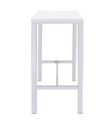 High gloss white lacquer finished tabletop and seats 5 pc set by Coaster additional picture 11