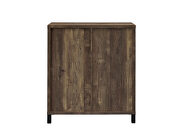Rustic, farmhouse bar cabinet with sliding barn door by Coaster additional picture 5