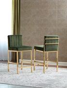 Bar stool in green / rose gold by Coaster additional picture 2