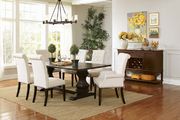 Parkins cream upholstered dining chair additional photo 2 of 1