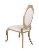 Kendall contemporary gold dining chair by Coaster additional picture 2