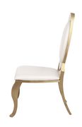 Kendall contemporary gold dining chair by Coaster additional picture 3