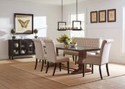 Mapleton rustic amber dining table by Coaster additional picture 3