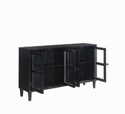 Transitional black accent cabinet / server / display by Coaster additional picture 5