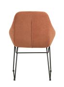 Persimmon and matte black dining chair by Coaster additional picture 3