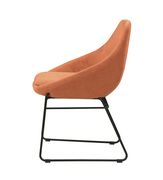 Persimmon and matte black dining chair by Coaster additional picture 4