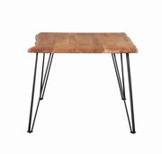Industrial natural acacia solid wood dining table by Coaster additional picture 3