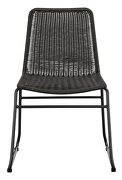 Brown rattan upholstery dining chairs (set of 2) by Coaster additional picture 3