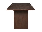 Dining table in sand blasted whiskey wood finish by Coaster additional picture 9