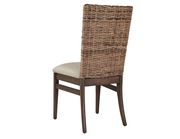 Sand blasted cocoa woven back chair by Coaster additional picture 2
