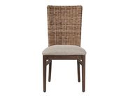 Sand blasted cocoa woven back chair by Coaster additional picture 6