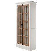 2-door tall cabinet antique white and brown by Coaster additional picture 4