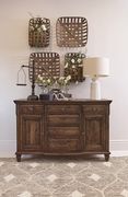 Buffet / server in vintage dark pine solid wood additional photo 2 of 1