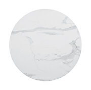 Faux white marble top and metal base by Coaster additional picture 2