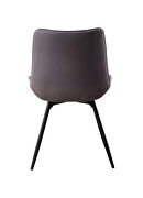 Swivel dining chair in gray by Coaster additional picture 2