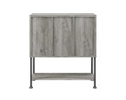 Weathered wood look bar cabinet by Coaster additional picture 5