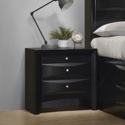 Glossy black wood finish casual style bed by Coaster additional picture 9