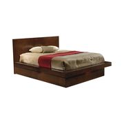 Pier cappuccino bed with rail seating and lights by Coaster additional picture 3