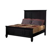 Black veneer classic casual bed by Coaster additional picture 2