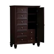 Cappuccino door dresser with concealed storage by Coaster additional picture 2