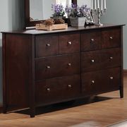 Cappuccino six-drawer dresser by Coaster additional picture 2