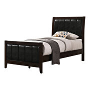 Solid woods and veneers twin size bed by Coaster additional picture 3