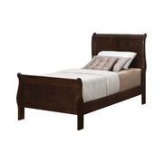 Cappuccino sleigh bed in twin with optional case goods additional photo 2 of 9