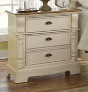 Night Stand with 3 Drawers and Bracket Feet by Coaster additional picture 2