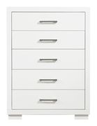 5 Drawer Chest in white by Coaster additional picture 4
