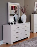 6 Drawer Dresser in white finish by Coaster additional picture 2