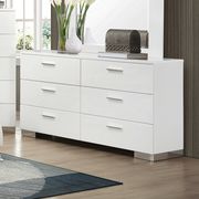 Contemporary six-drawer dresser by Coaster additional picture 2