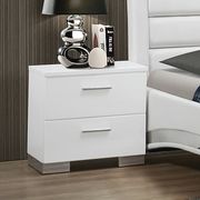 Contemporary two-drawer nightstand by Coaster additional picture 2