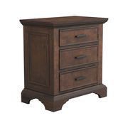 Rustic three-drawer nightstand by Coaster additional picture 6
