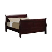 Kids red brown sleigh twin bed w/ optional case goods by Coaster additional picture 8