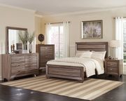Transitional design natural oak king bed by Coaster additional picture 6