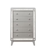 Contemporary five-drawer silver chest additional photo 5 of 4