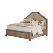 Traditional antique linen queen bed by Coaster additional picture 2